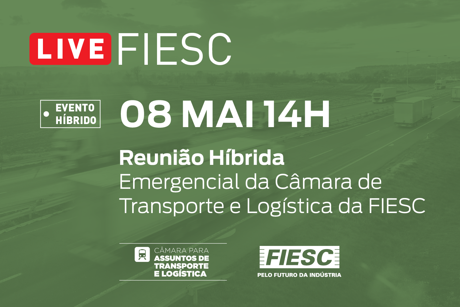 Reunião Híbrida Emergencial da Câmara de Transporte e Logística da FIESC 