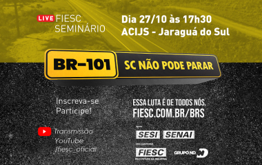 Seminário SC NÃO PODE PARAR - Região Norte-Nordeste, Planalto Norte e Vale do Itapocu