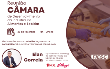  Estratégias de marketing e Posicionamento de marca: Reunião da Câmara de Alimentos e Bebidas