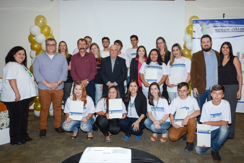 No ano passado, 15 adolescentes participaram do Programa. Foto: Divulgação/FIESC