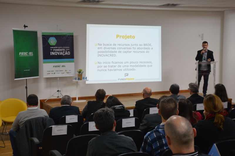 Encontro foi realizado no Centro de Inovação de Jaraguá do Sul. Foto: Ronaldo Corrêa