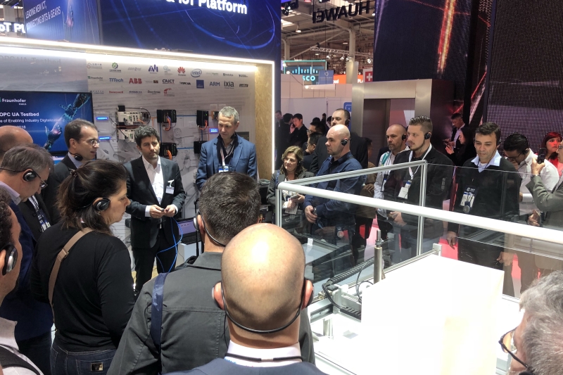 Stand da Huawei Tecnologies. Foto: Divulgação/FIESC