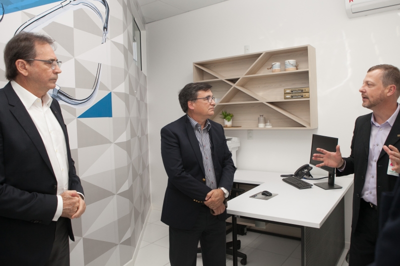 Estrutura oferece consultórios médicos para exames ocupacionais. Foto: Filipe Scotti