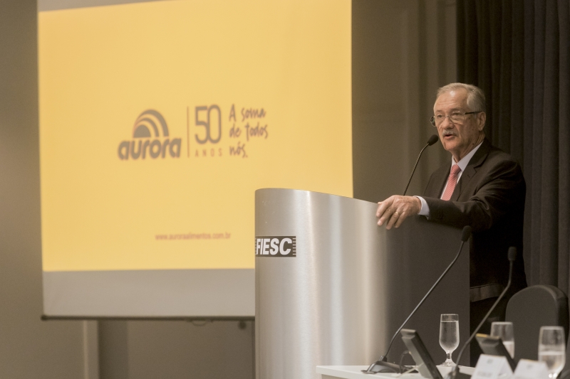 A cooperativa expõe no Espaço Indústria, na FIESC (Foto: Fernando Willadino)