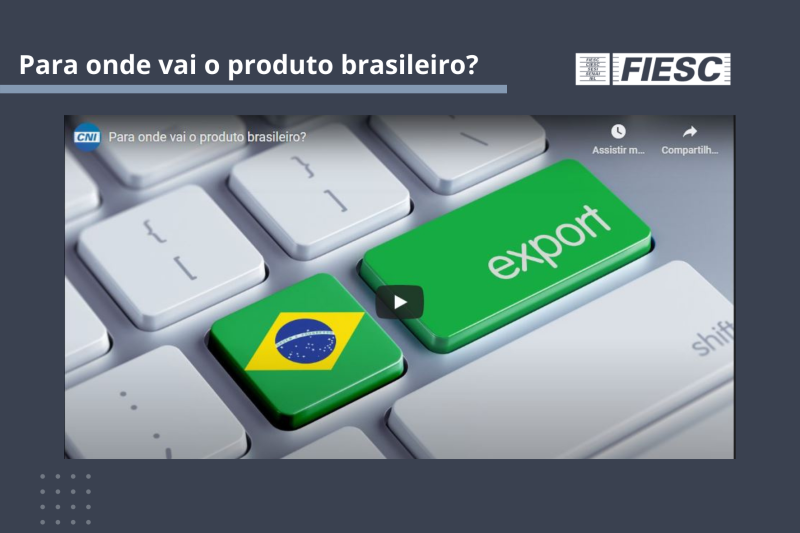 Para onde vai o produto brasileiro?