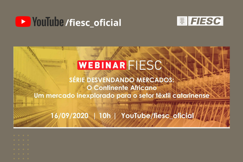 Nesta quarta, às 10h: Live aborda oportunidades para o setor têxtil no mercado africano