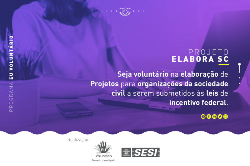 FIESC quer mobilizar voluntários que elaborem projetos para o terceiro setor