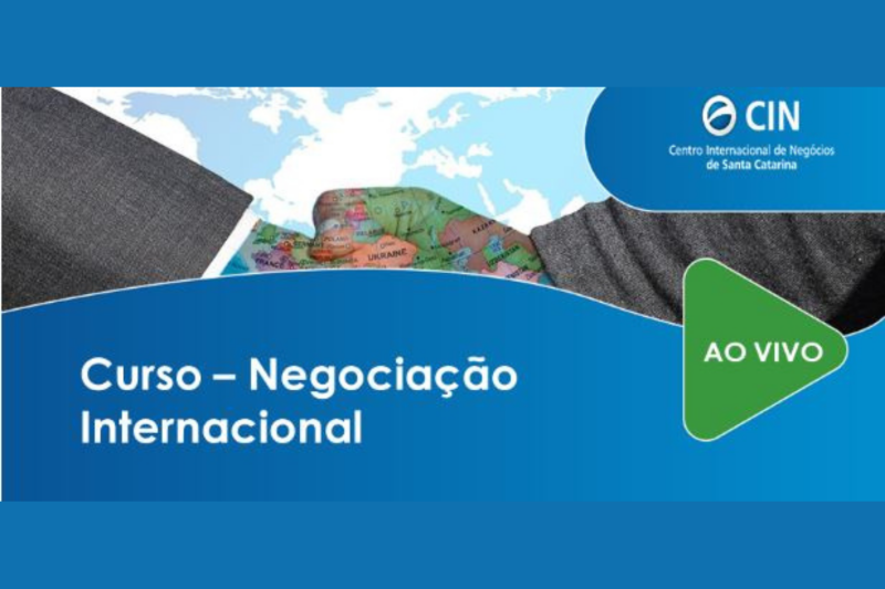 Abertas inscrições para curso sobre negociação internacional