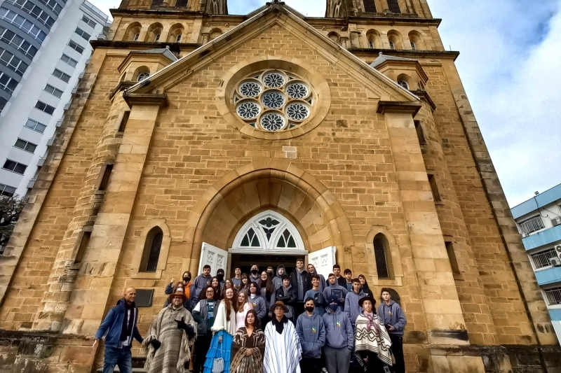 Em Lages, Escola S realiza caminhada cultural