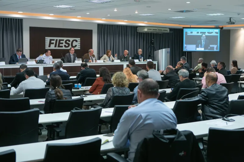 Encontro foi realizado na FIESC, em Florianópolis (foto: Filipe Scotti)