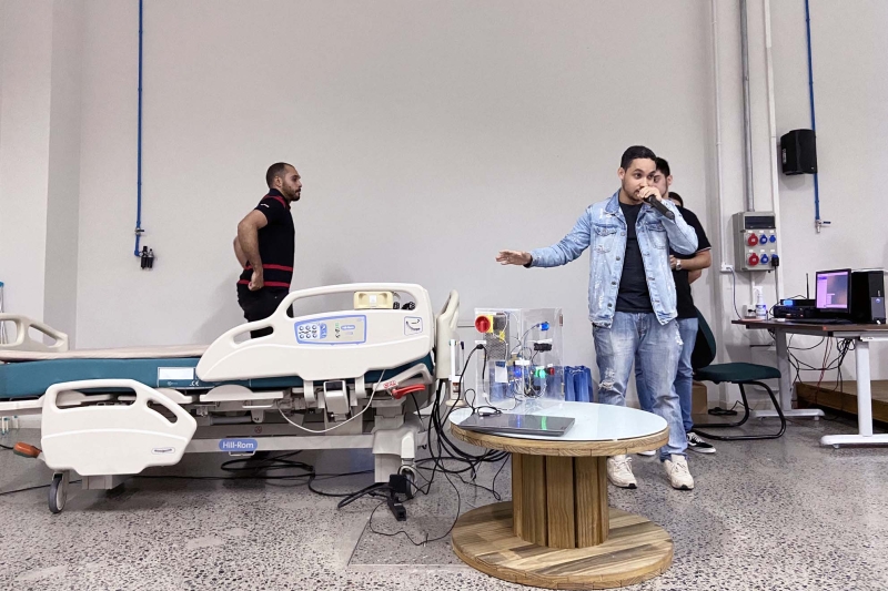 Apresentação de projetos pelos estudantes (foto: Lídia de Oliveira Santos)