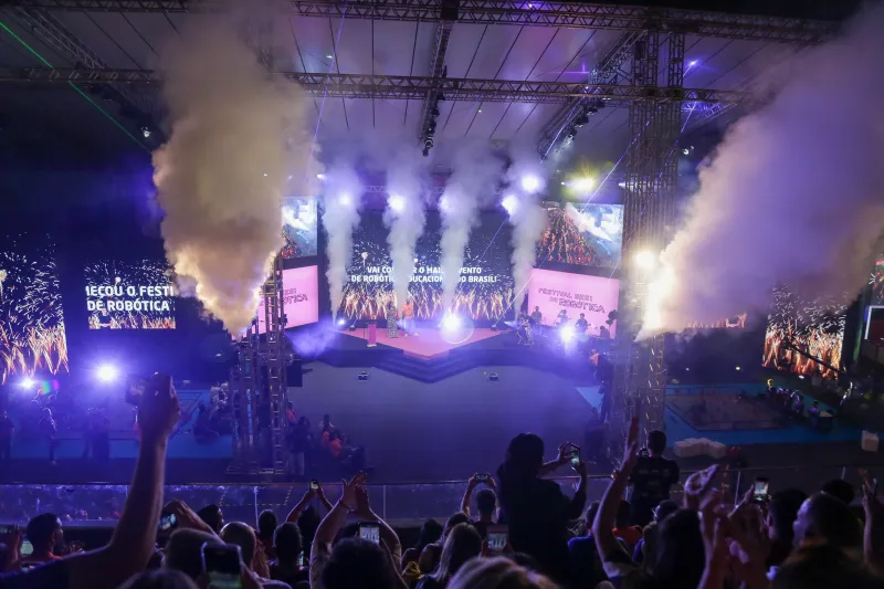 Abertura do evento ocorreu na quarta-feira (15), na Arena BRB do estádio Mané Garrincha. Foto: Gustavo Moreno/SESI