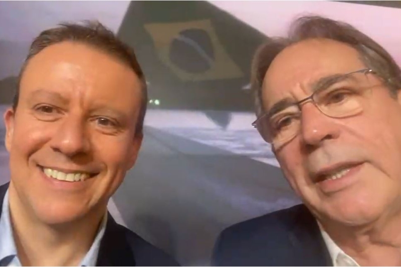 Daniel Godinho, da Weg, e Mario Aguiar, da FIESC