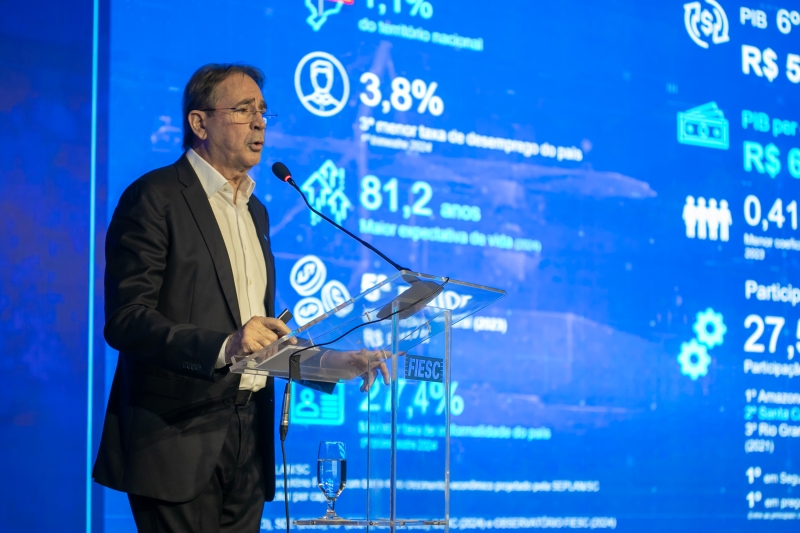 Presidente da FIESC reforça necessidade de controle de gastos públicos