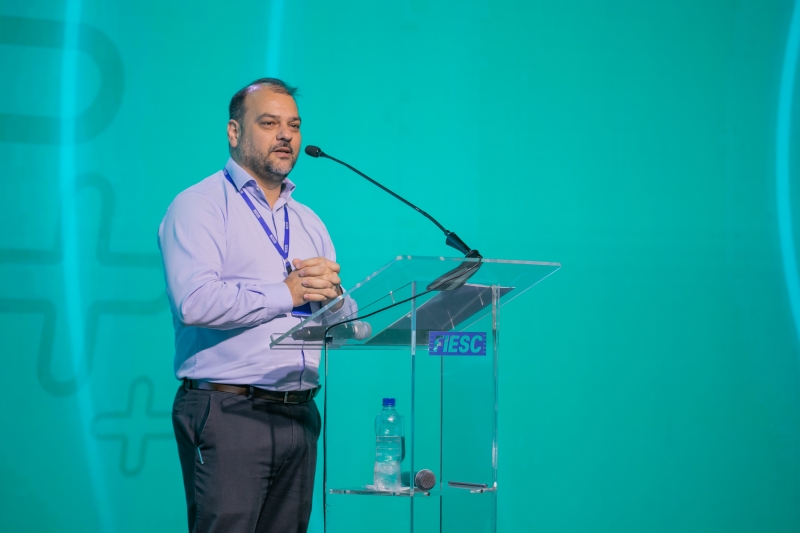 Rafael Comini Barcelos deu as boas-vindas aos participantes (Filipe Scotti)