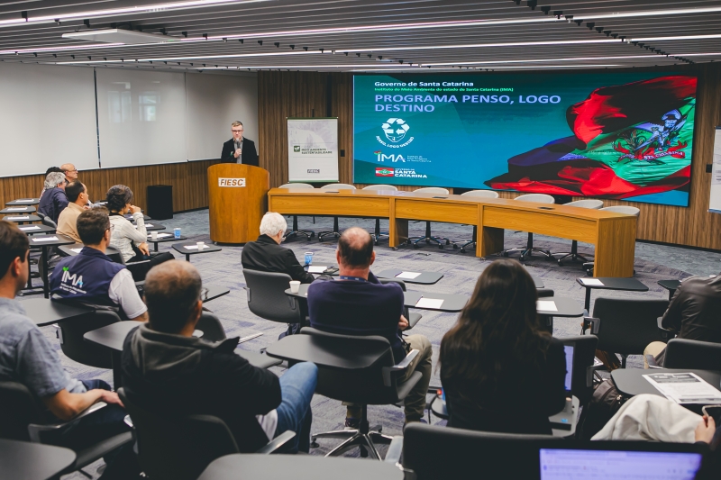 IMA apresenta programa Penso, logo destino para indústrias na FIESC