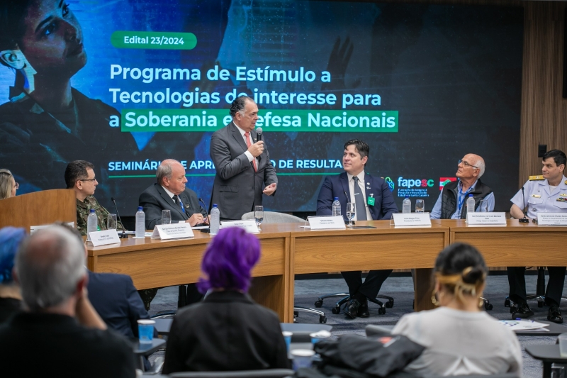 Na FIESC, indústria catarinense apresenta soluções estratégicas para defesa nacional