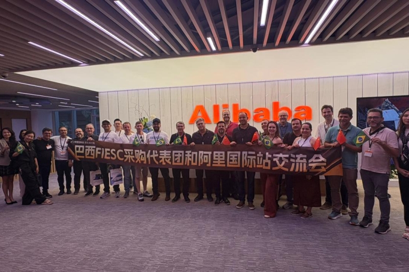 Em missão à China, indústria visita o Grupo Alibaba e o Porto de Shenzhen