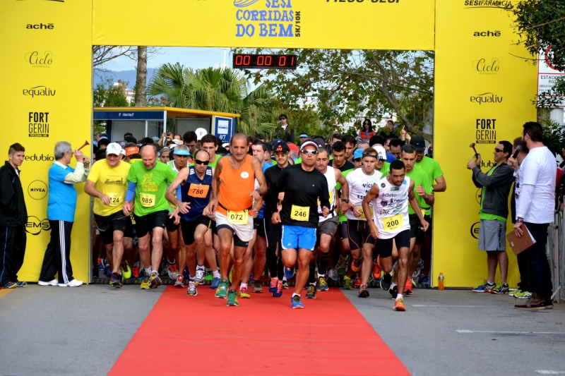 Mais de 700 pessoas participaram da ação realizada pelo SESI. Foto: Hermínio D'Avila