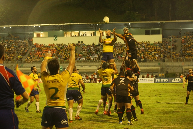 Partida teve vitória da Alemanha por 29 a 12 (Foto: Pedro Waldrich)