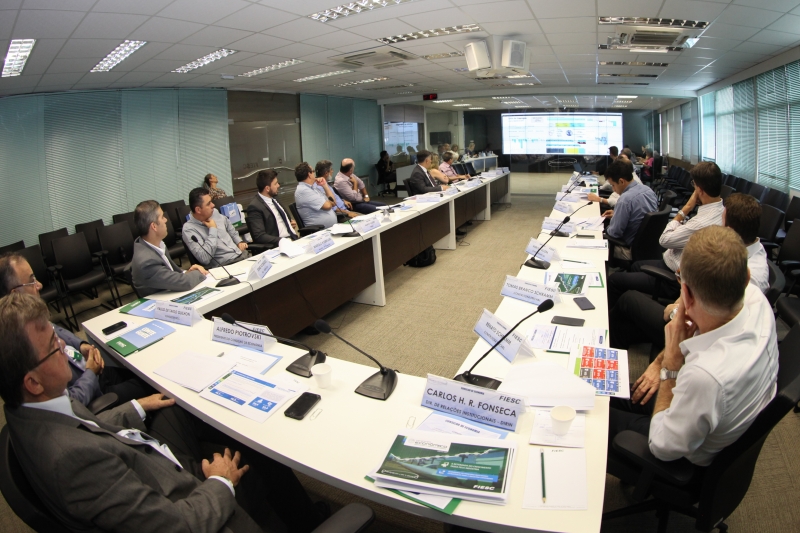 Reunião do Conselho de Economia foi realizada nesta quinta-feira (2), em Florianópolis (foto: Filipe Scotti)