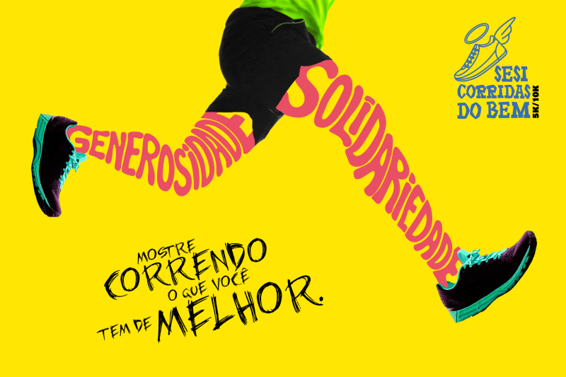 Em Blumenau, o SESI Corridas do Bem é promovido em parceria com a Casa da Esperança